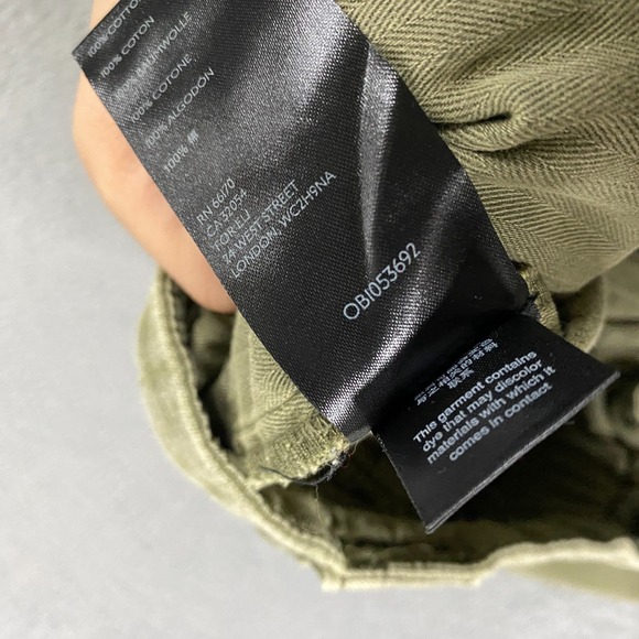 Free People One Way Pants Womens size 4 High Rise Crop Paperbag Trouser Boho - Picture 4 of 9